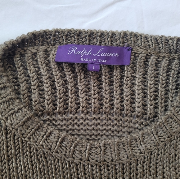 Ralph Lauren Purple Label Silk/Cashmere  Cozy & Rare Sweater💜 - Picture 2 of 6